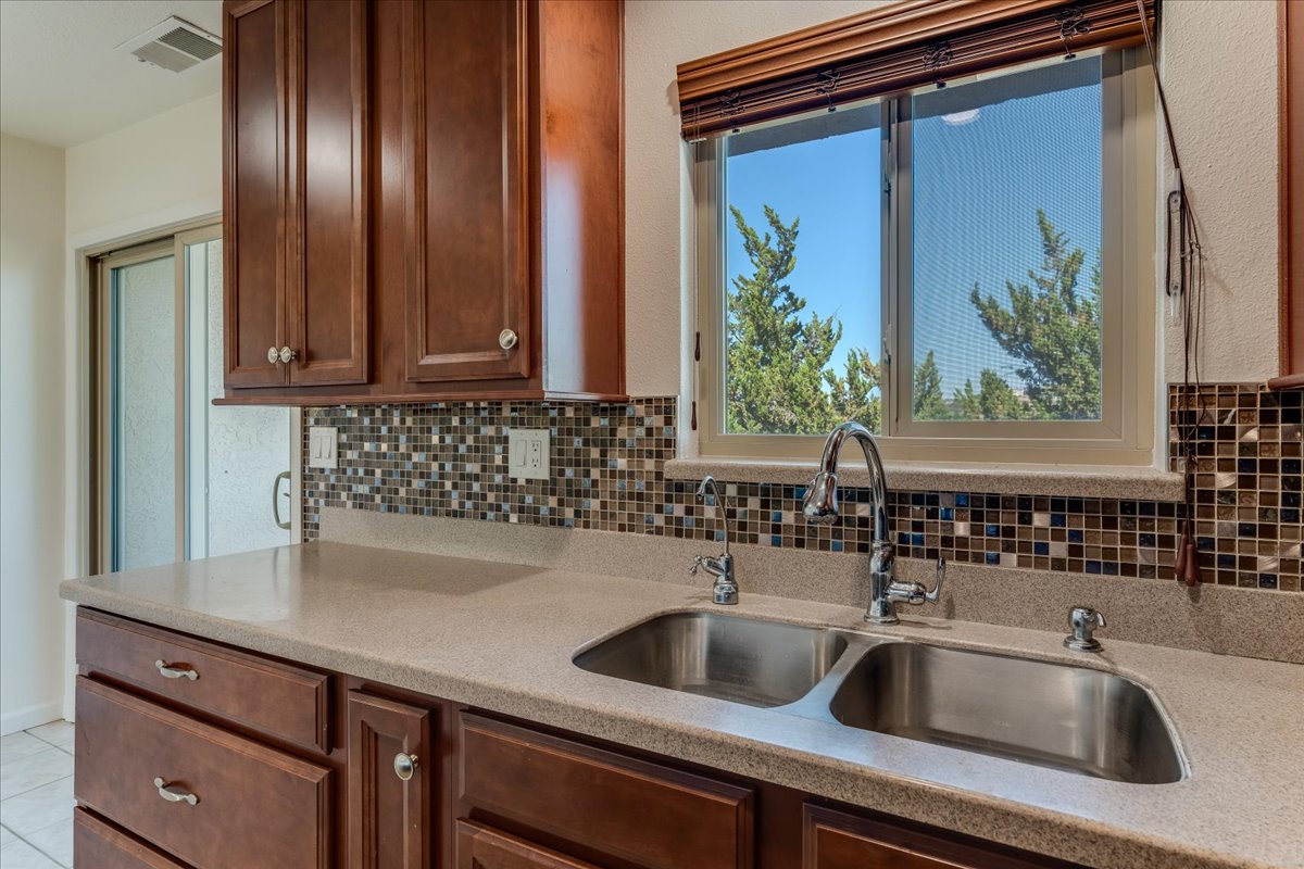 Kitchen sink view